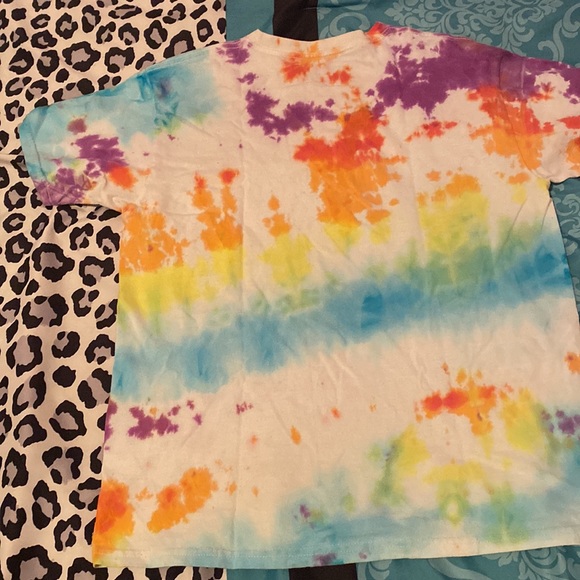Rainbow tie dye t-shirt - Picture 3 of 3